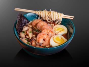 Мисо-рамен с креветкой